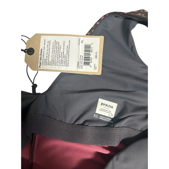 prAna Pearl Isla Bodycon Dress  XL  -Deep Pine Spots Built-In Support GC+ Casual - Picture 7 of 10